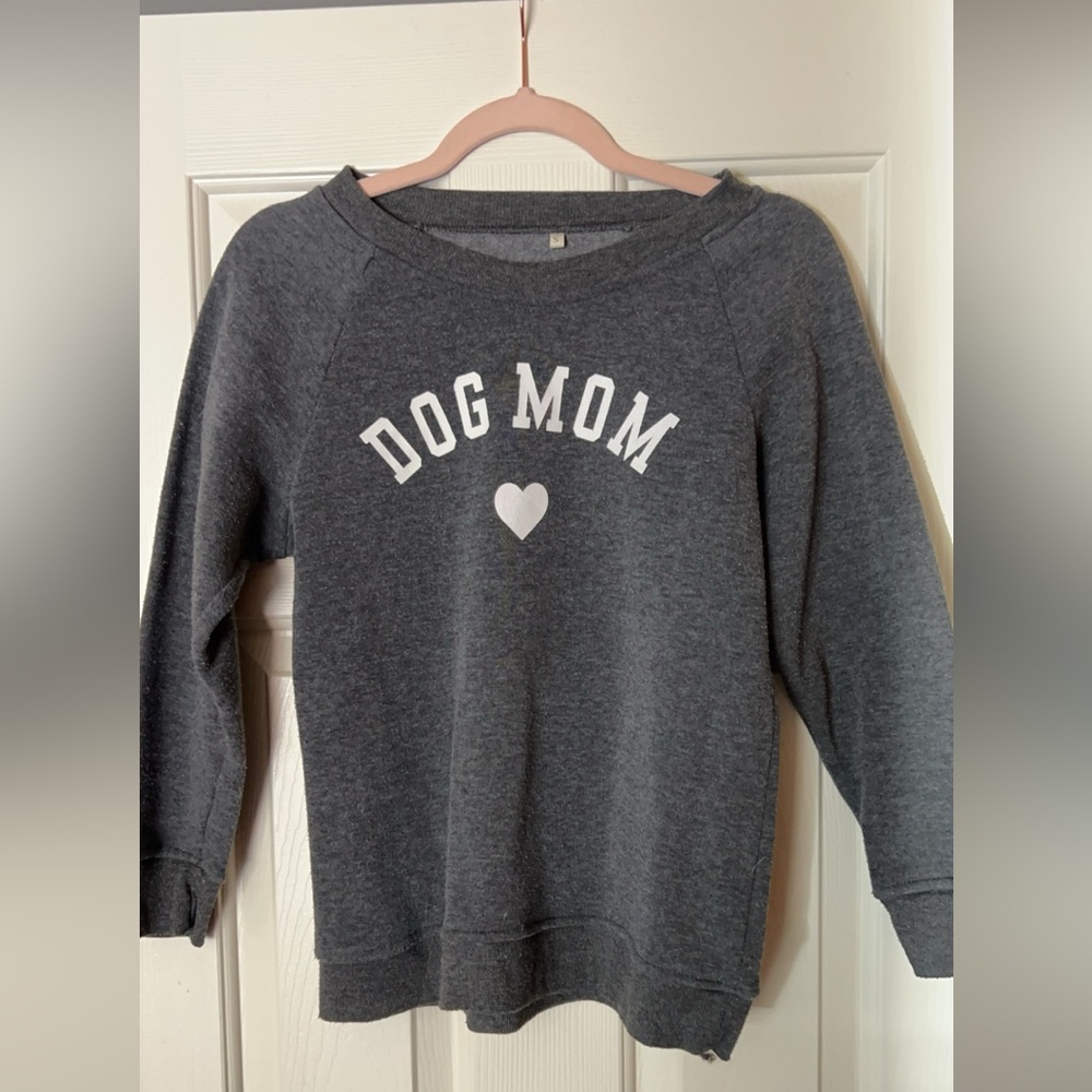 Lightweight | Women’s DOG MOM Sweatshirt Sweater Top Size Small
